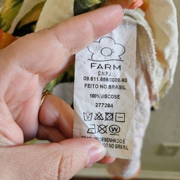 Farm Rio Floral Mini Dress with Flutter Sleeves - Picture 4 of 8